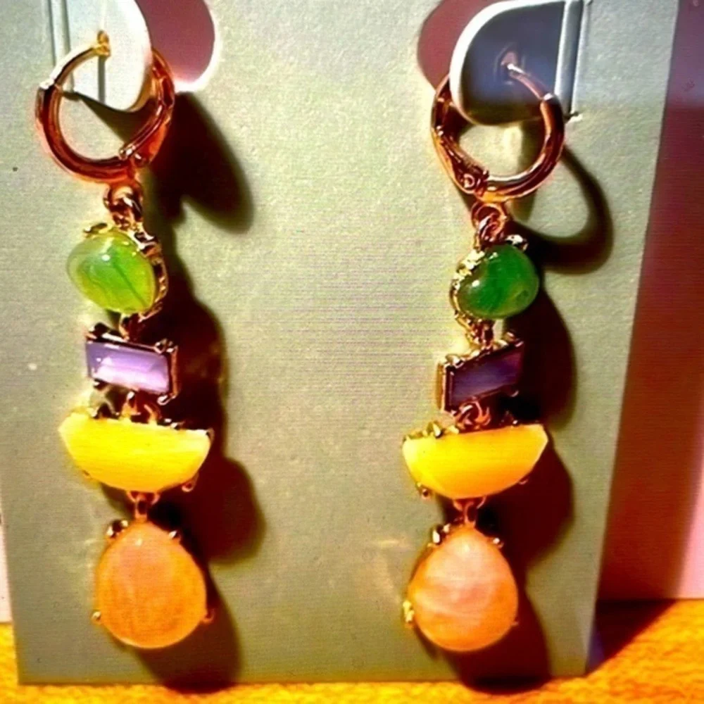 Boho Gemstone Earrings
